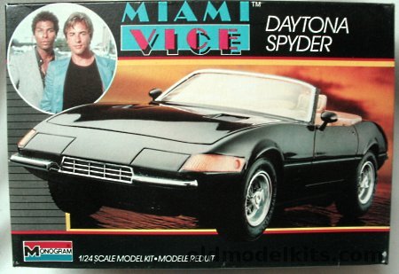 Monogram 1/24 Miami Vice Ferrari Daytona Spyder, 2737 plastic model kit